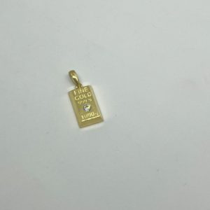 Külçe kolye ucu 14 ayar